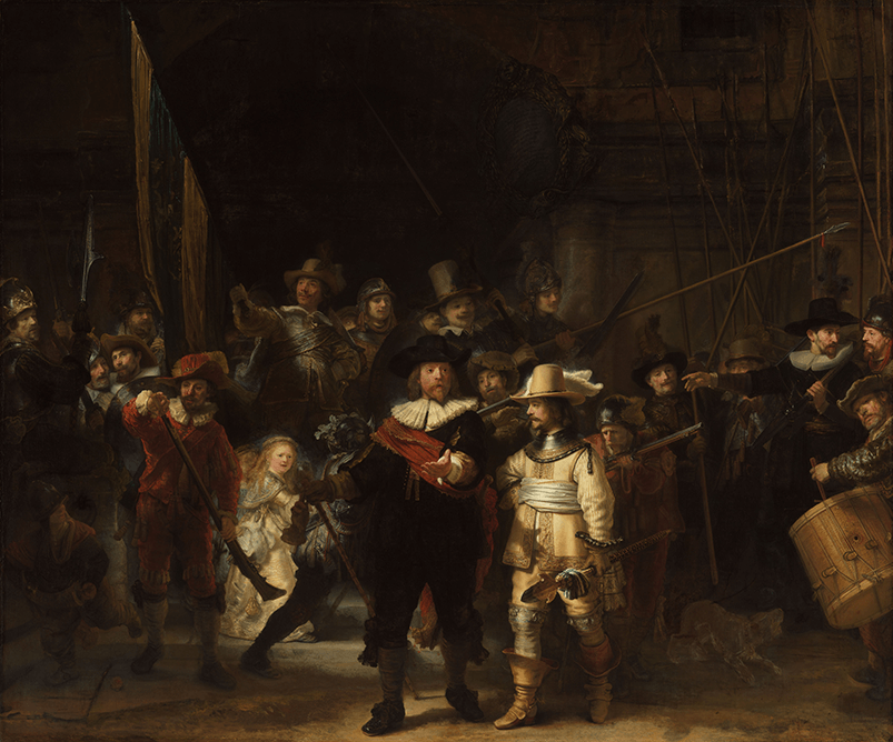 Rembrandt van Rijn bij Remastered (Nachtwacht)